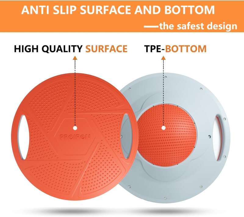 PROIRON Wobble Balance Board, Non-Slip Balance Trainer for Stability training, Core Strength, Rehabilitation, Exercise, Fitness, Adult Physio, Kids Sensory, Home Gym Workout Equipment Men Women, 41cm - Image 2