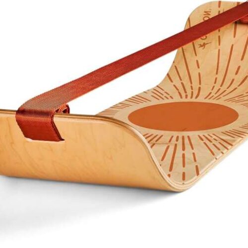 GIBBON SlackBoard – GiBoard Balance Board Kids & Adults – Slackline Balance Trainer – Slack Board Core Workout Equipment Home Gym Training – Standing Desk Exercise – Yoga, Agility, Pilates & More
