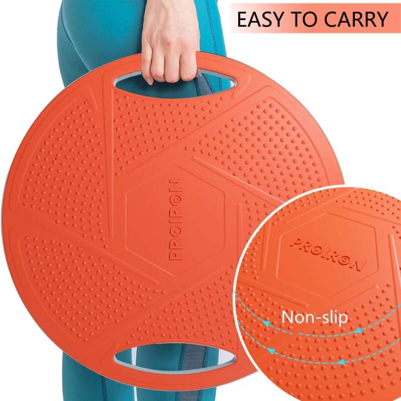 PROIRON Wobble Balance Board, Non-Slip Balance Trainer for Stability training, Core Strength, Rehabilitation, Exercise, Fitness, Adult Physio, Kids Sensory, Home Gym Workout Equipment Men Women, 41cm - Image 3